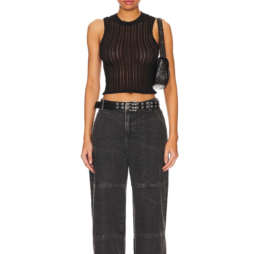 Superdown Riley Black Sleeveless Top - Picture 4 of 4